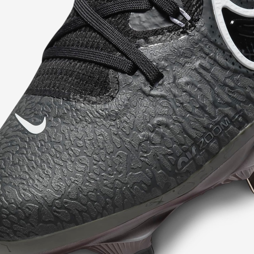 Nike Alpha Huarache NXT Men's Baseball Cleats Black Smoke Grey White 8.5 - Picture 8 of 11